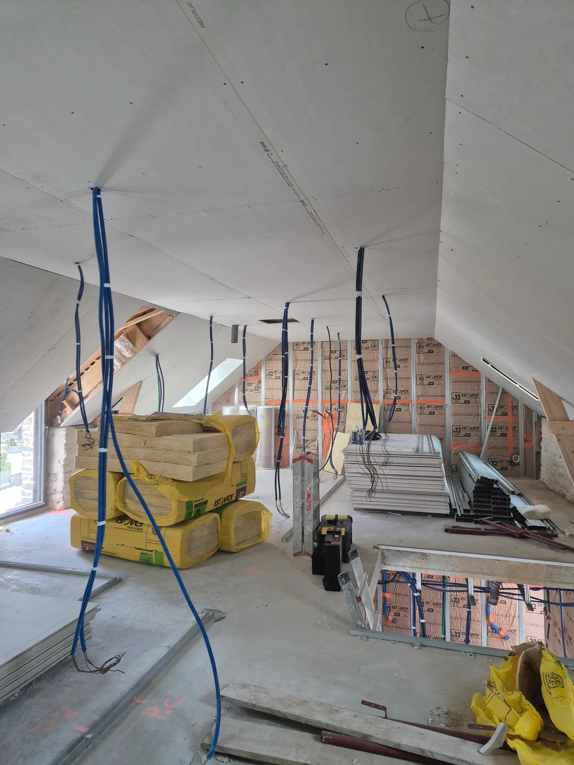 pose de cloison seche argentre du plessis