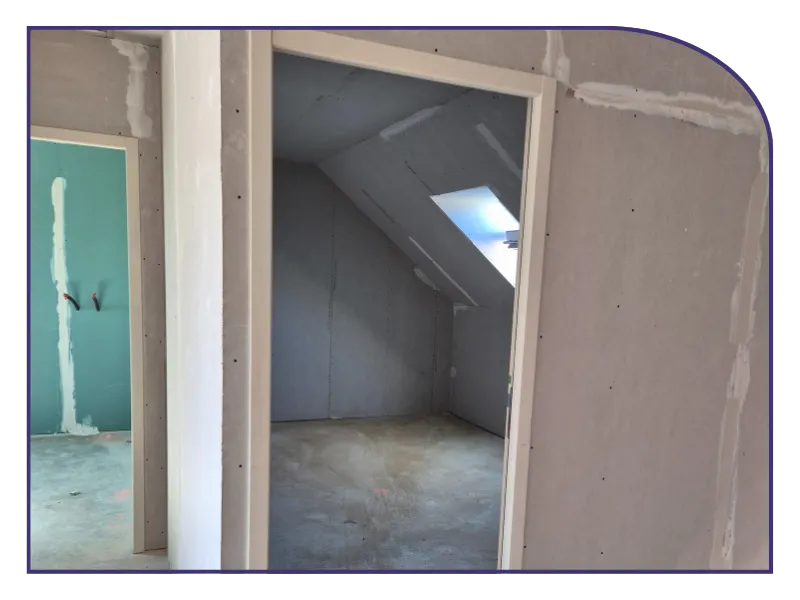 pose de plaque de platre balaze